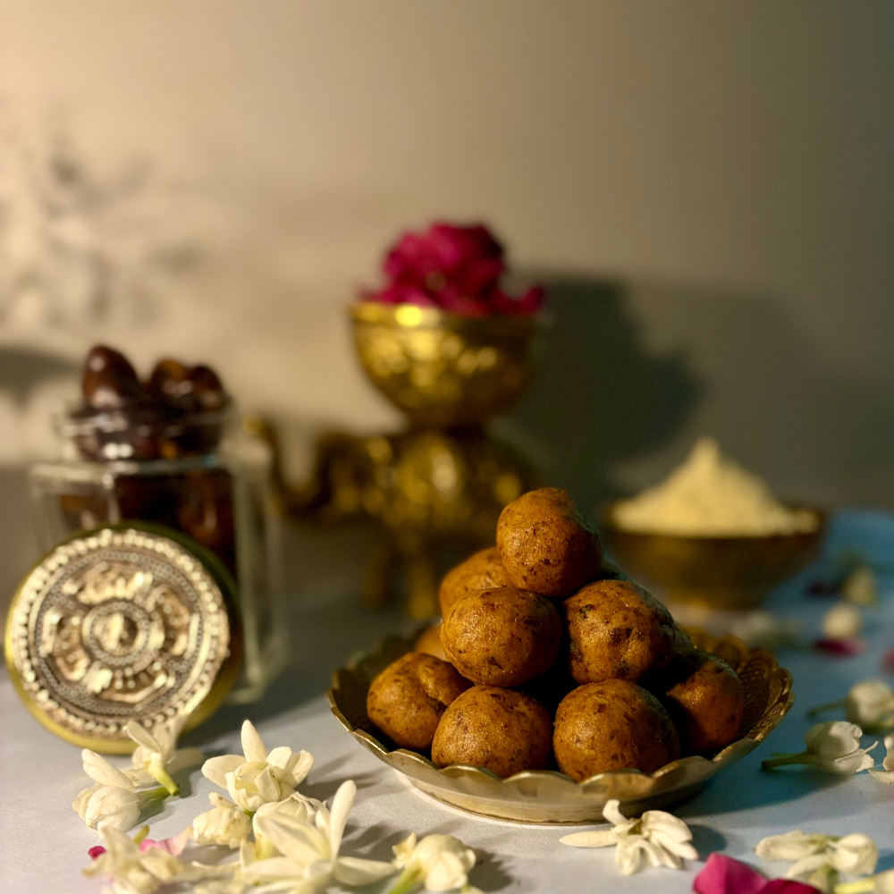 Guilt-free besan laddu