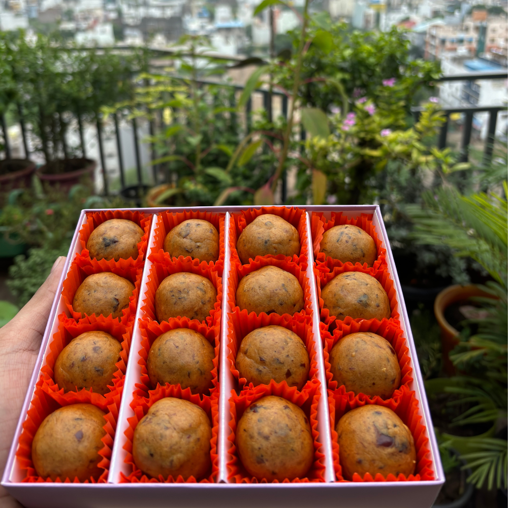 Guilt-free besan laddu